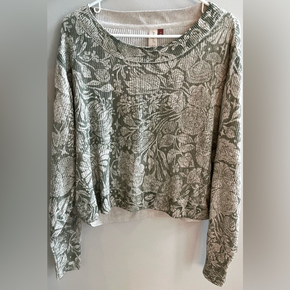 Anthropologie Pilcro BloomingPrint Floral Top - Picture 3 of 5